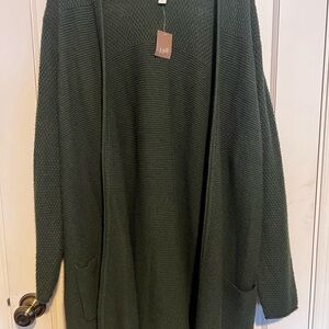 JJill Women's Green Sweater